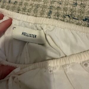 Hollister Kids White Elastic Waist Skirt